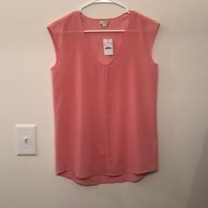 Pale Pink J. Crew Blouse